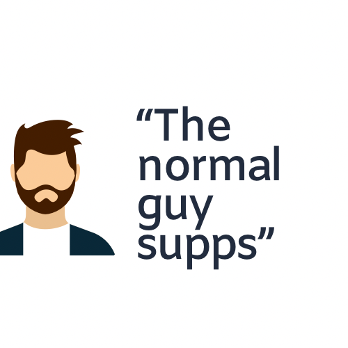 The normal guy supps